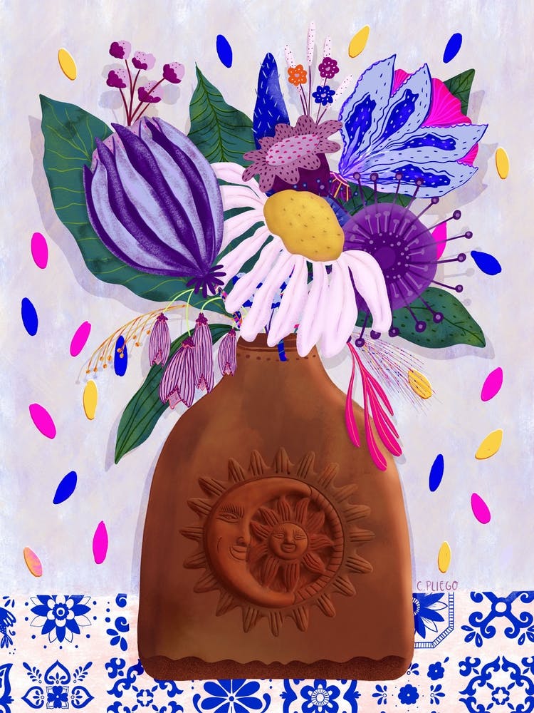 Still Life Mexican Flowers