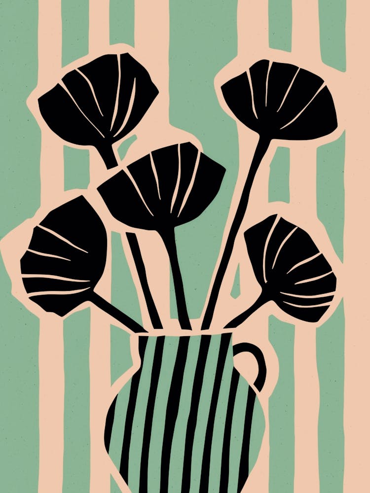 Striped Still Life No 1