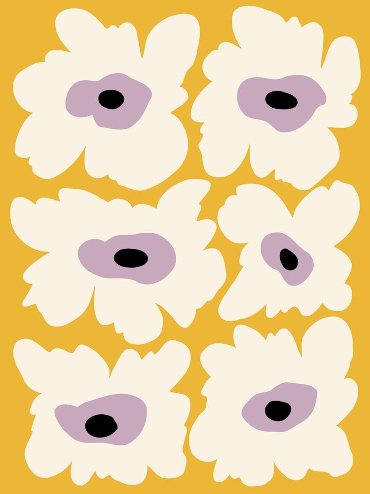 Fresh Poppy In Yellow