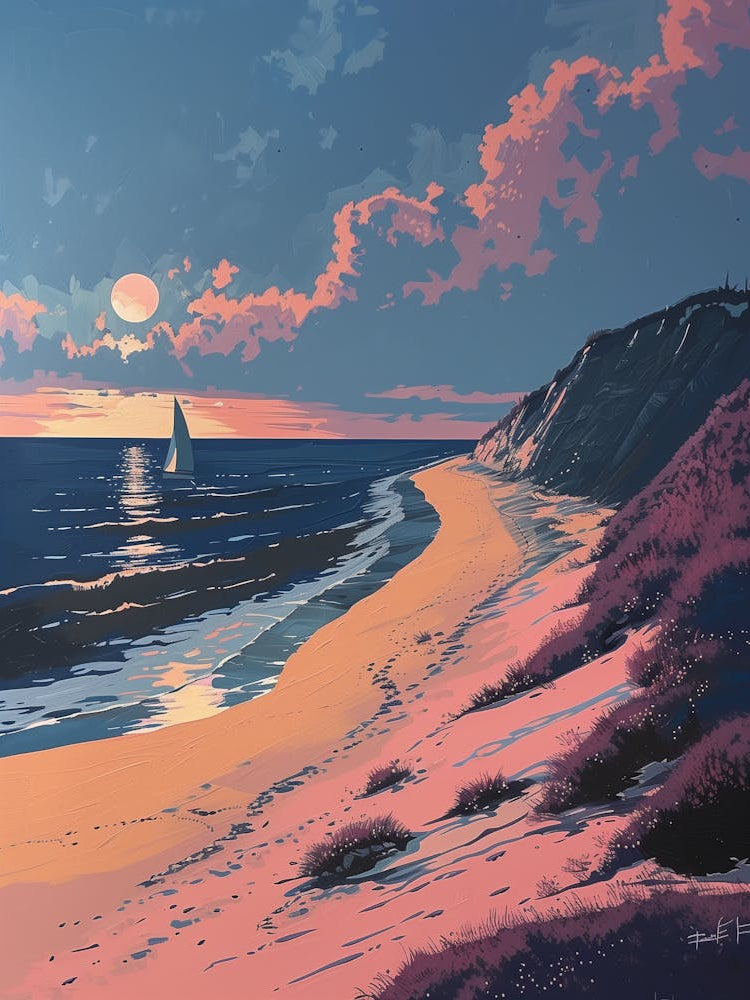 Sunset At The Beach 2