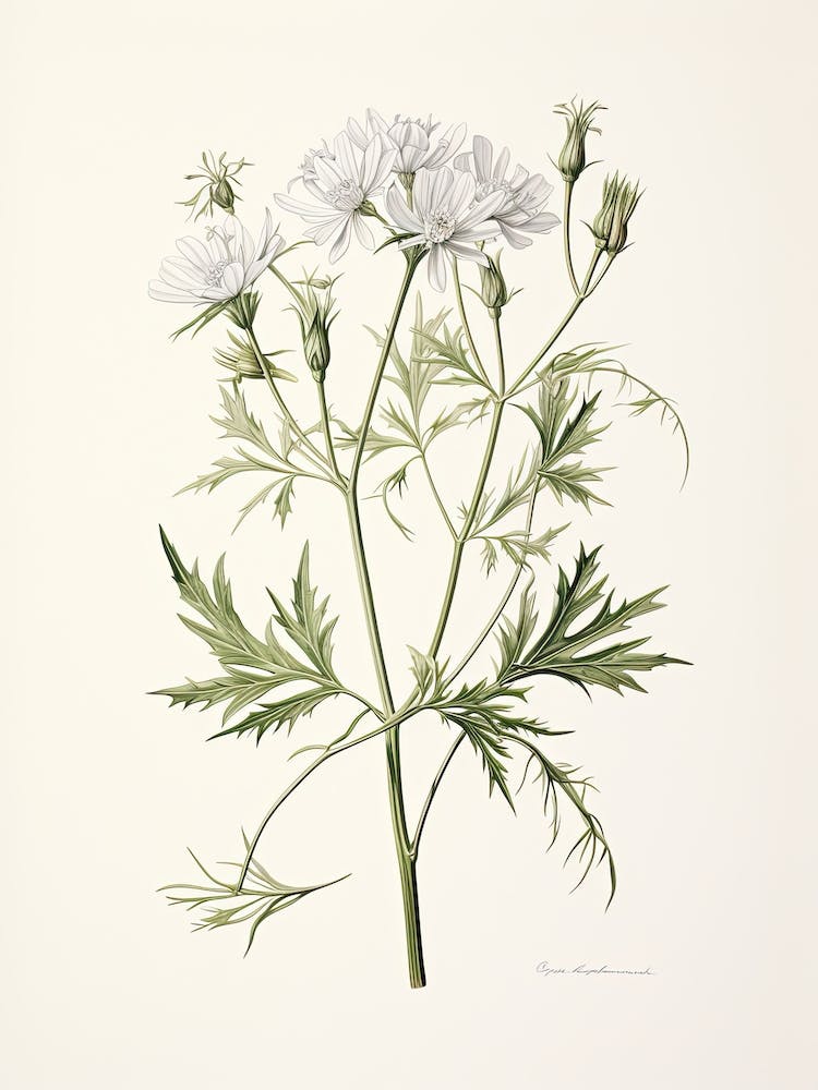 Cumin Vintage Botanical Herbs 0