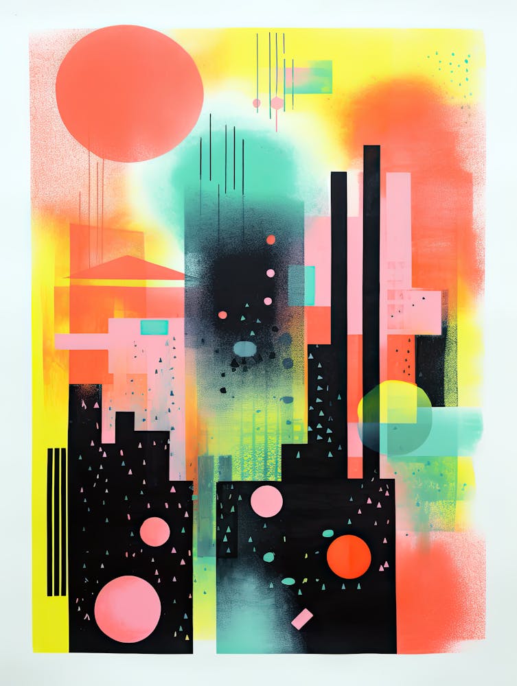 Plasma Bloom Futuristic Waveform Flow