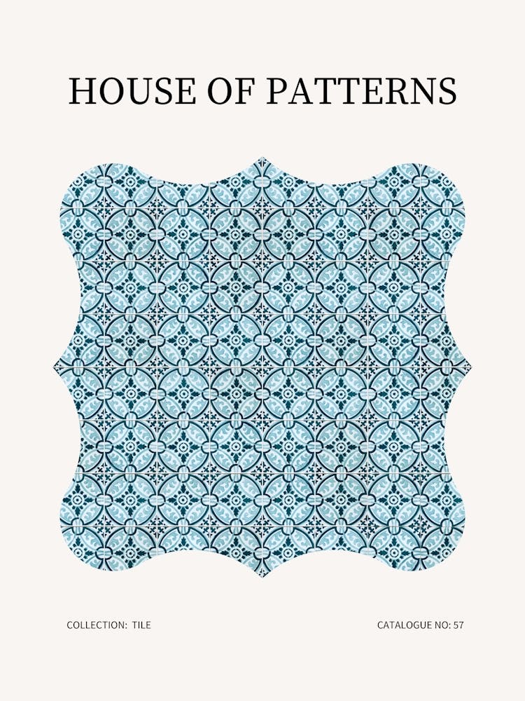 Tile Pattern Poster 58
