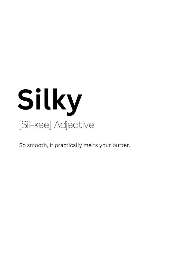 Silky Definition Meaning 1