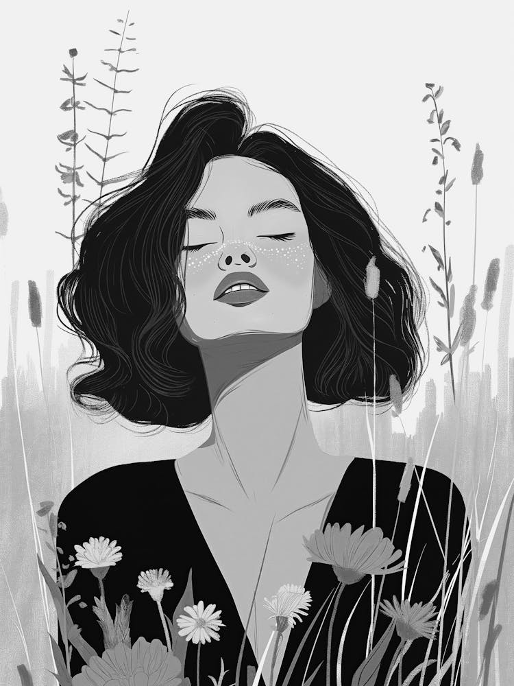Girl In The Grass