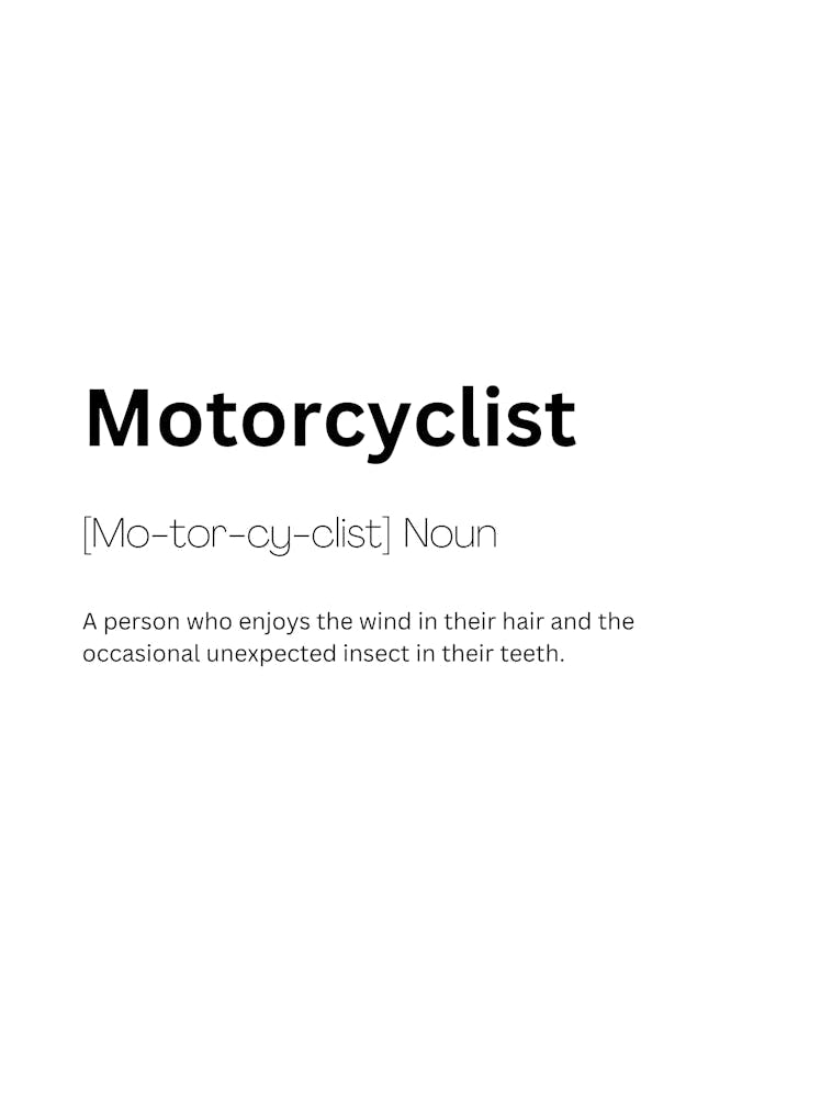 Motorcyclist Definition Meaning