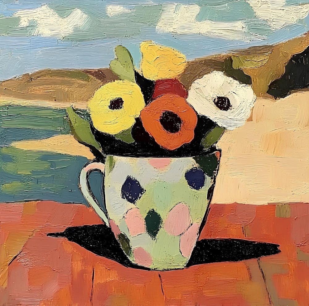 Flowers In A Cup