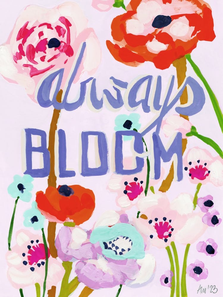 Always Bloom, red poppies