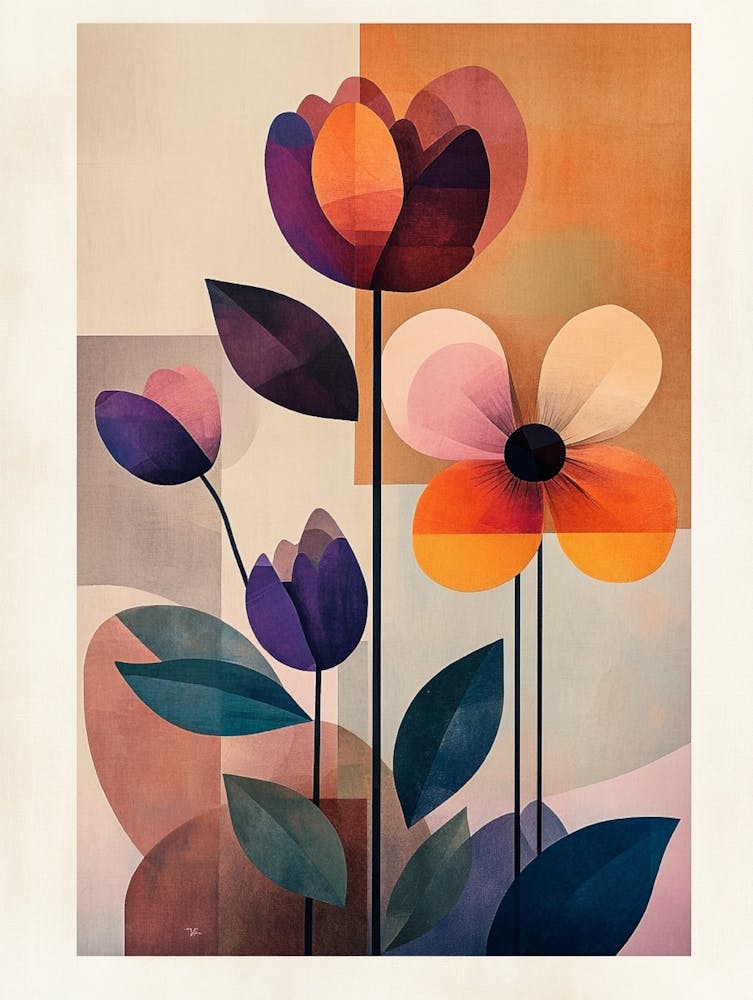 Abstrakte Blumen 8