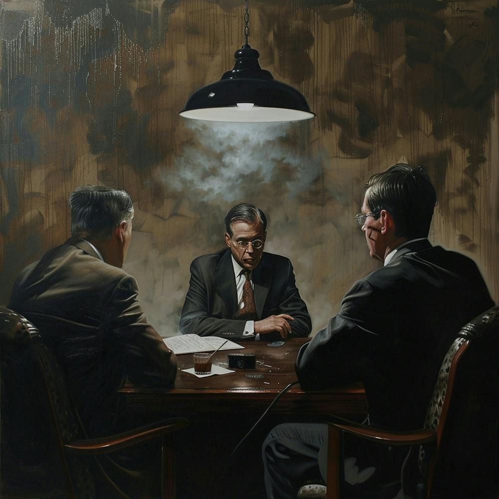 A Task Delegation Oil Painting Illustration 1718669622 3