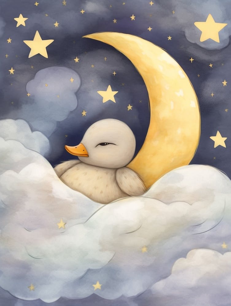 Sleeping Baby Duckling 2