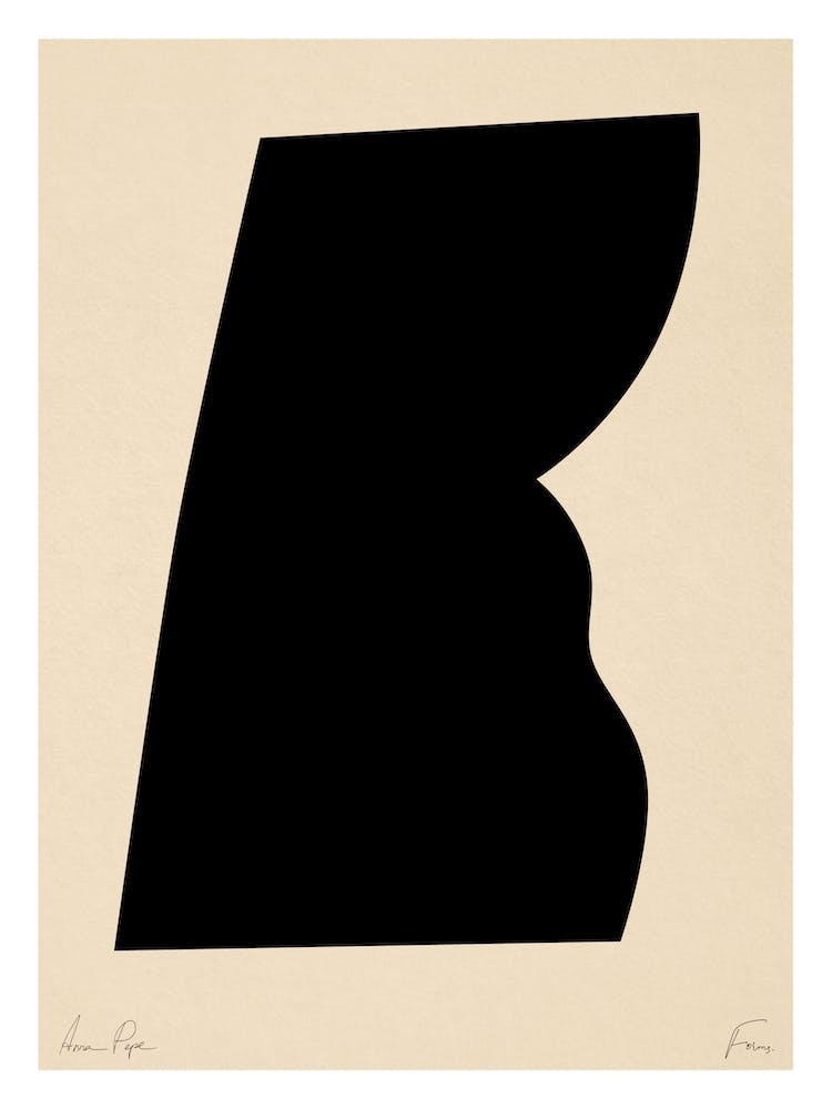 Black Object On Beige