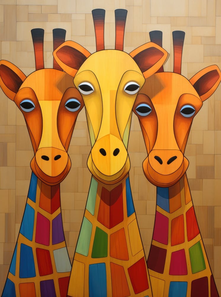 Three Giraffes 2