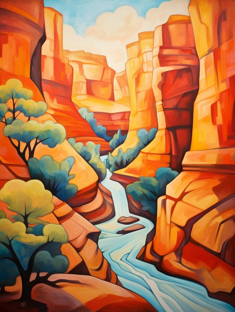 Canyon Abstract Minimalist 12