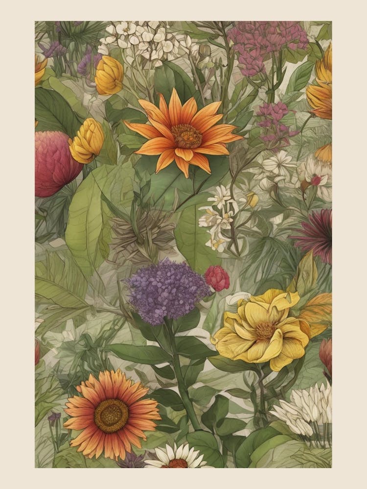 Flowers In The Garden