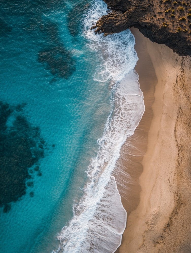 Aerial View Of A Beach 149