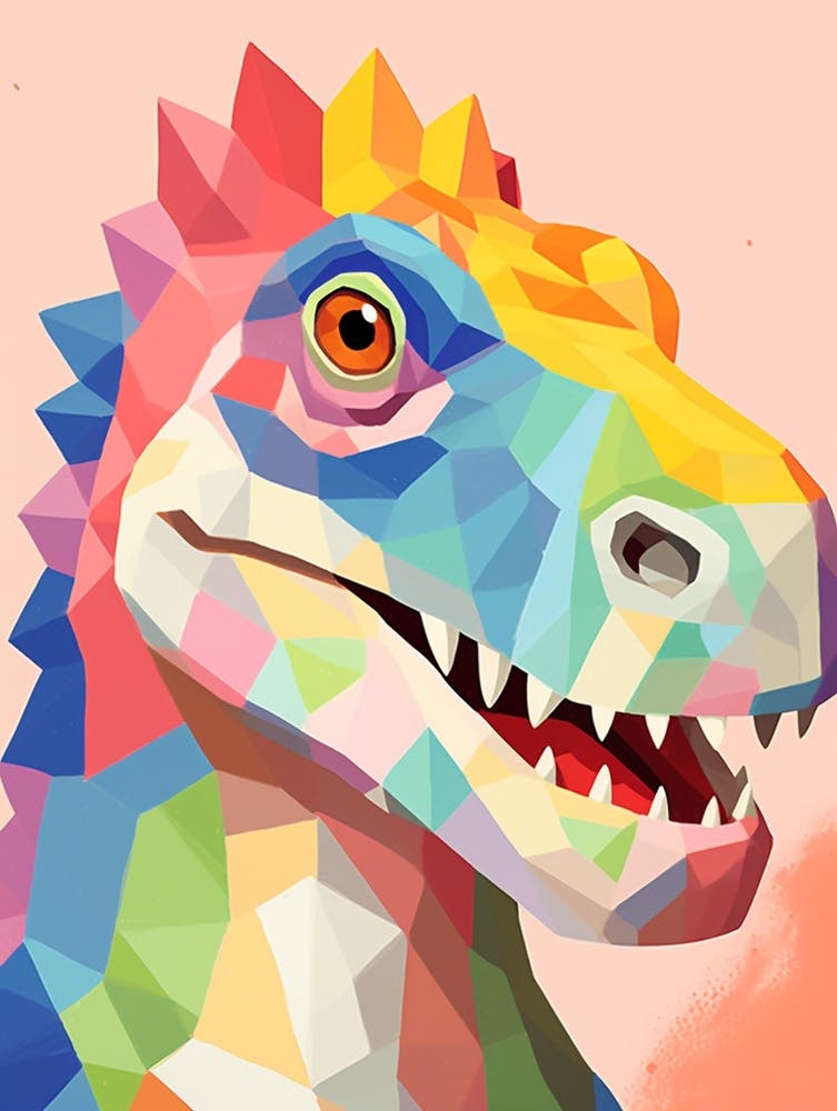 Colourful Dinosaur Suchomimus 1