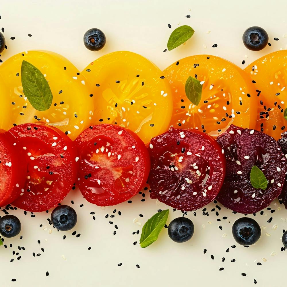 Colorful Fruits And Vegetables