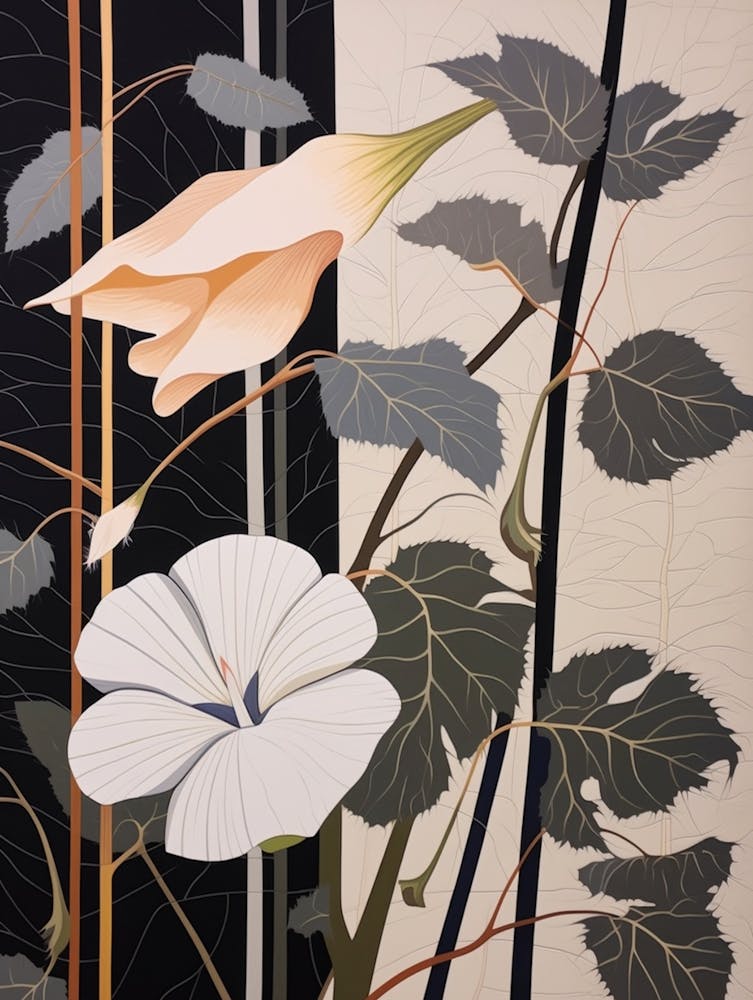 Flower Illustration Moonflower 4 Copy