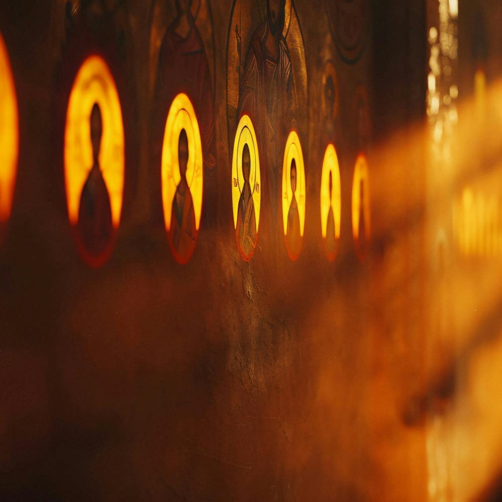 Orthodox Icons On The Wall