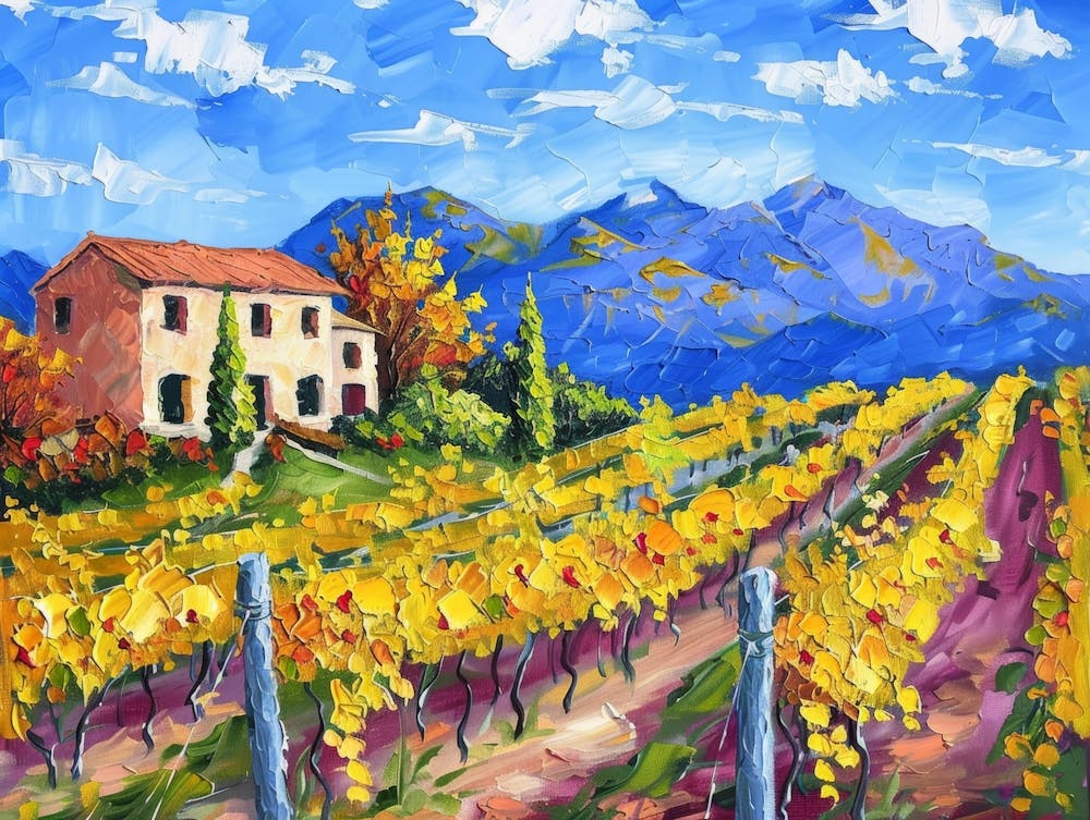 Vineyards In Tuscany 1