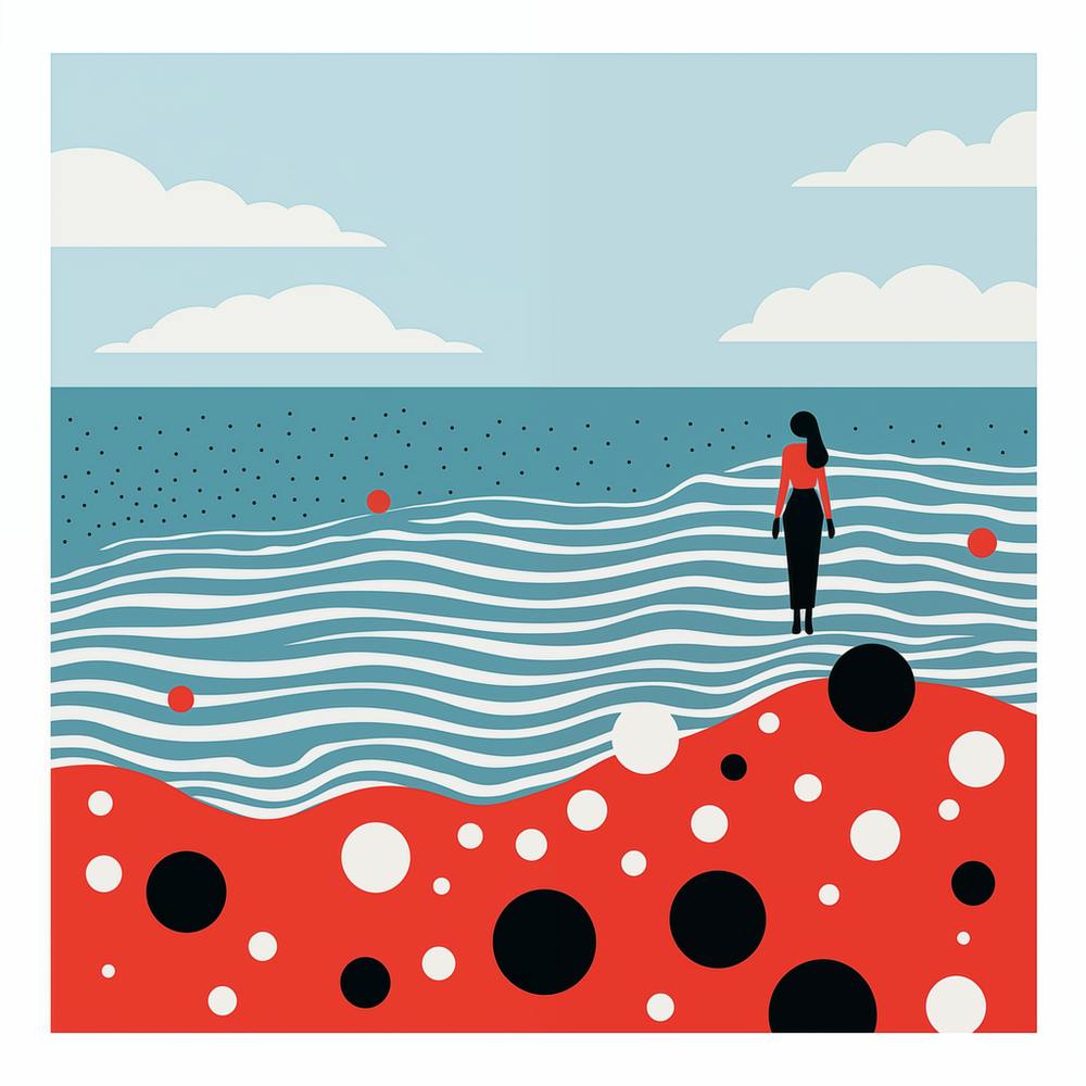 Yayoi Kusama Inspired Beach