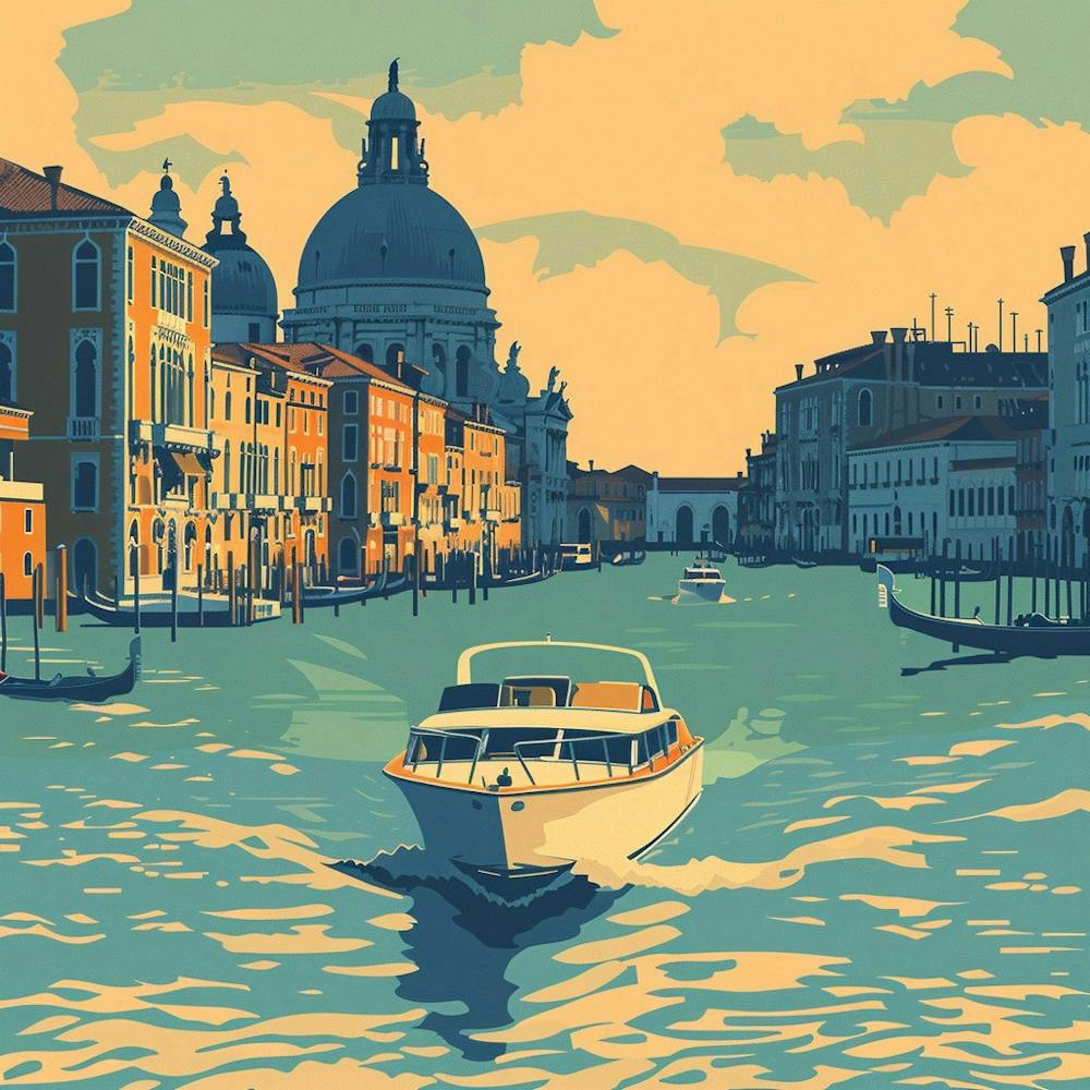 A Venice With Grand Canal Lofi Illustration 1720474664 3