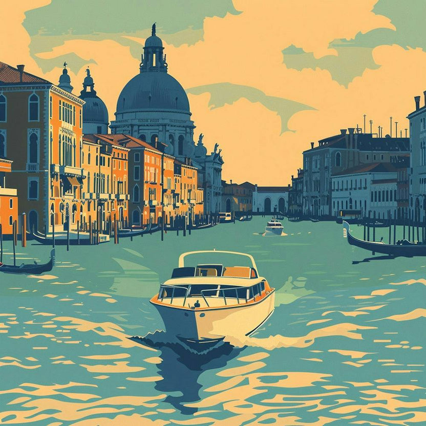 A Venice With Grand Canal Lofi Illustration 1720474664 3