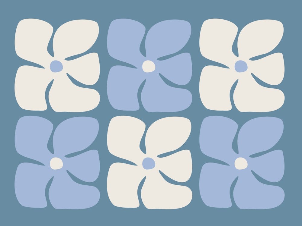 Flowers Blue