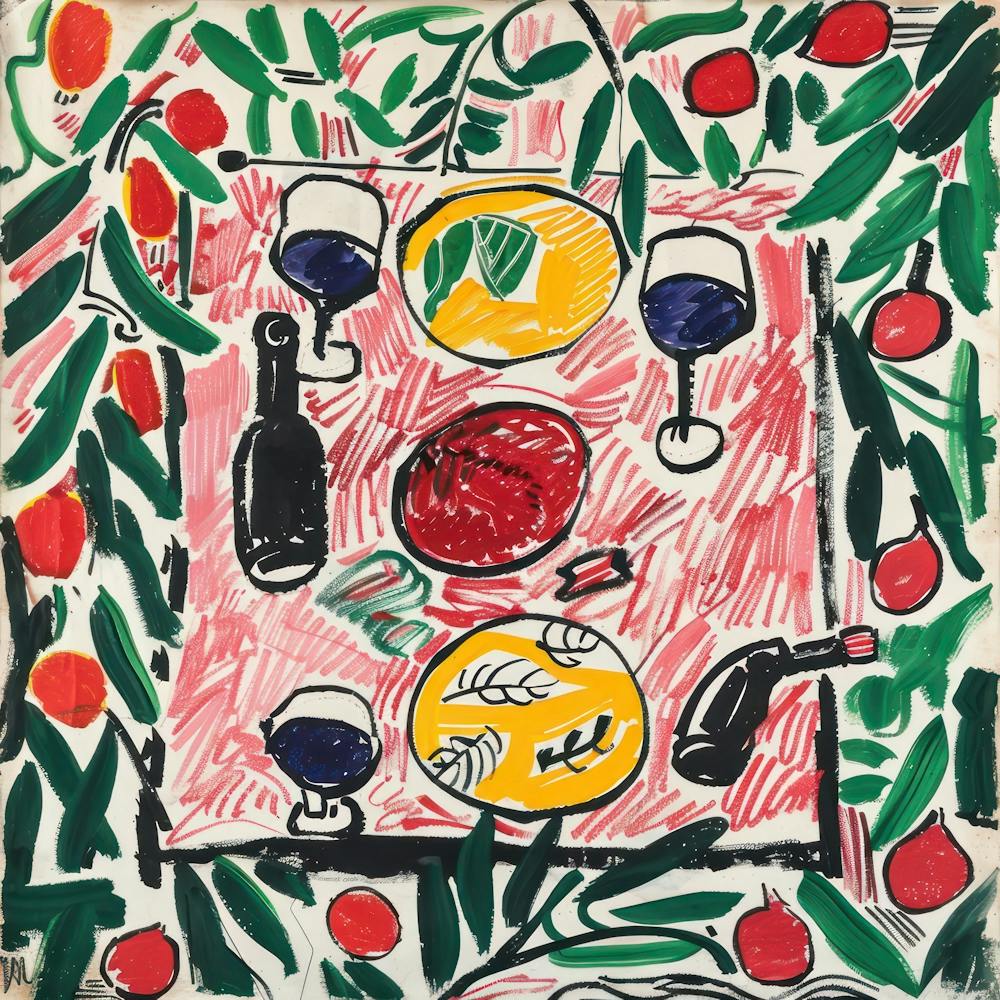 Wine Lunch Matisse Style 6