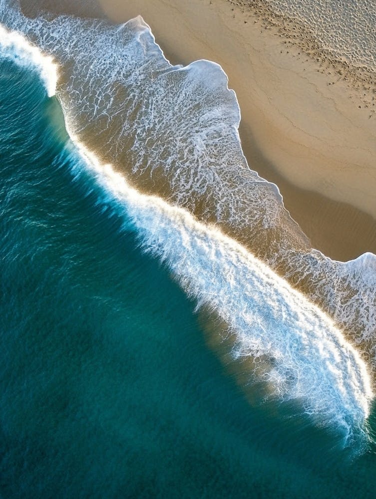 Aerial Beach Scene 1