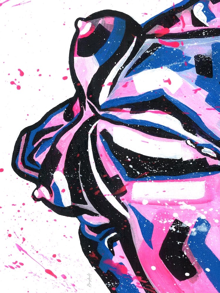 Under Boob Painting