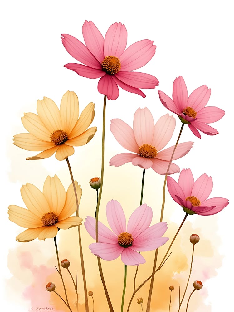 Subtle Floral Element For Neutral Spaces