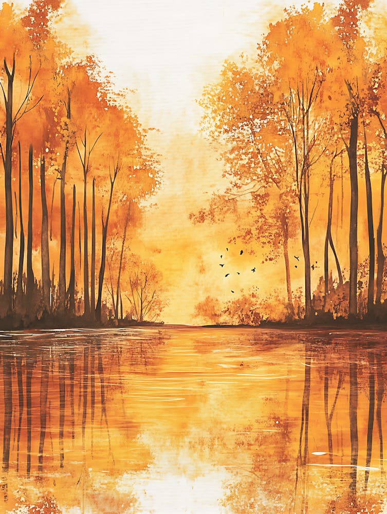 Beautiful Autumn Painting 7