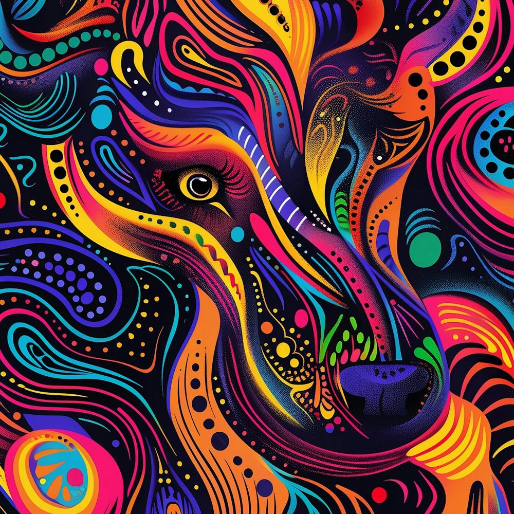 Psychedelic Dog