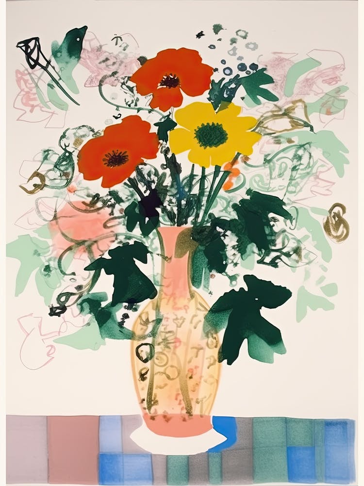 Wild Flowers Bouquet Flower Illustration 2