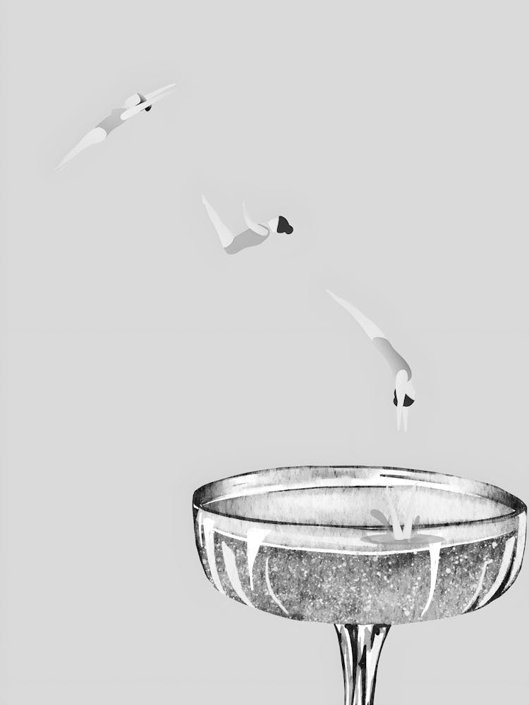 Swans In A Glass