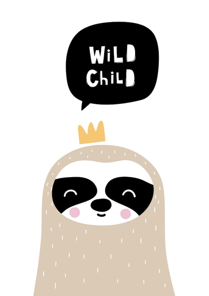 Scandi Wild Child Sloth