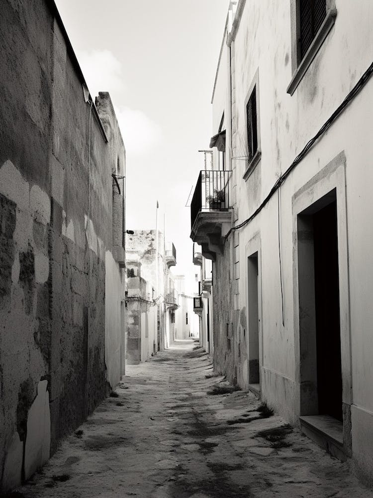 Otranto, Italy, Black And White Photography 1