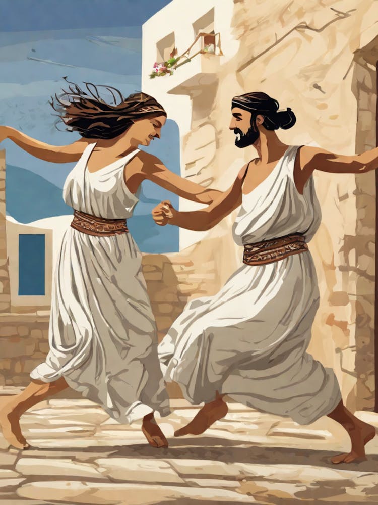 Couple Dancing In The Street