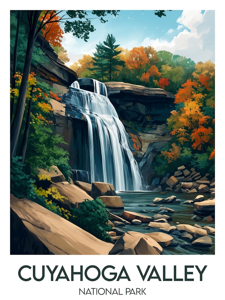 Affiche de voyage Cuyahoga Valley National