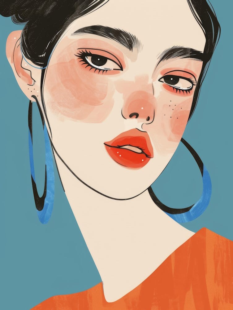 Asian Girl Illustration 3
