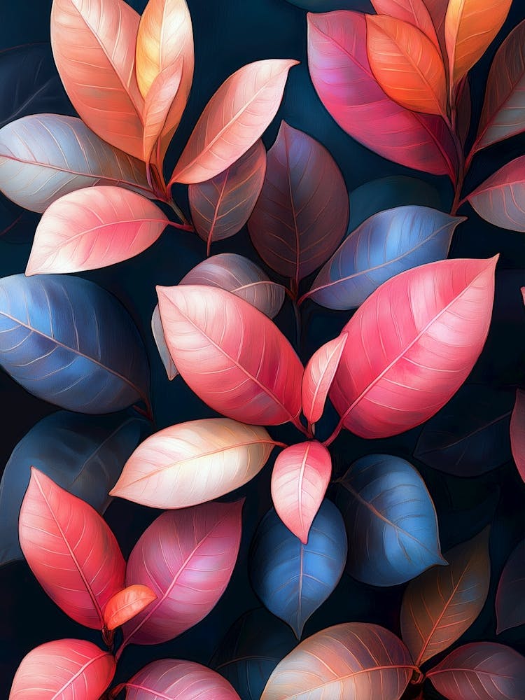 Colorful Leaves Wallpaper