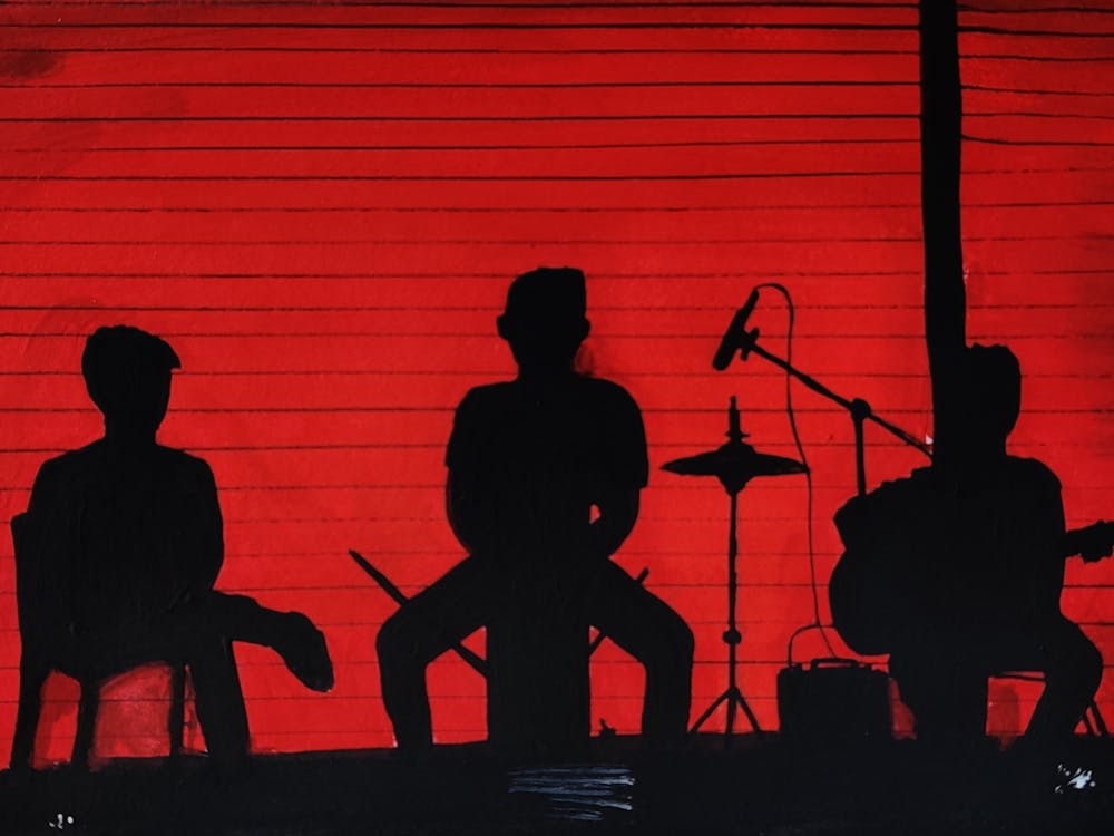 Silhouettes Of Musicians