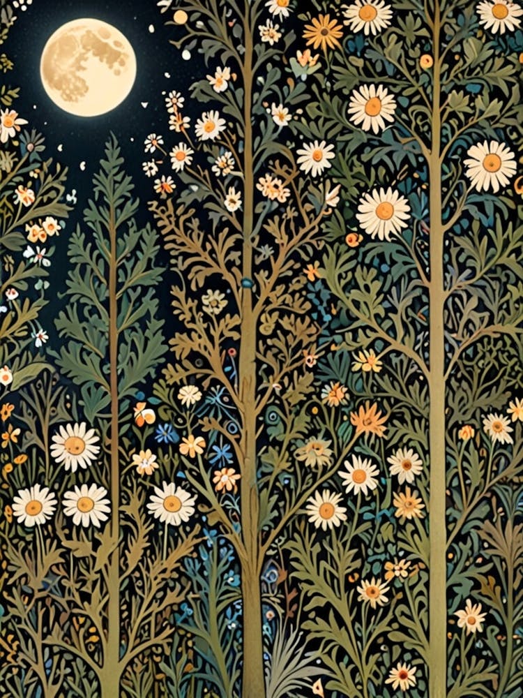 William Morris Moonlight In The Forest 251