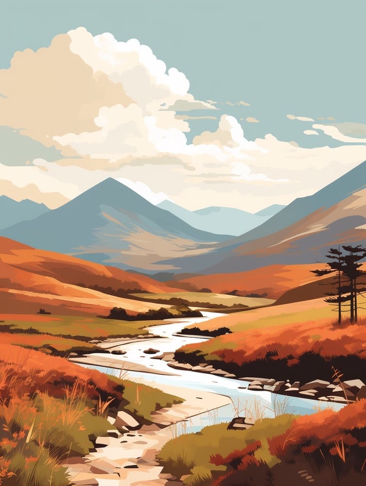 The Great Glen Way Scotland 4 Hiking Trail Landscape