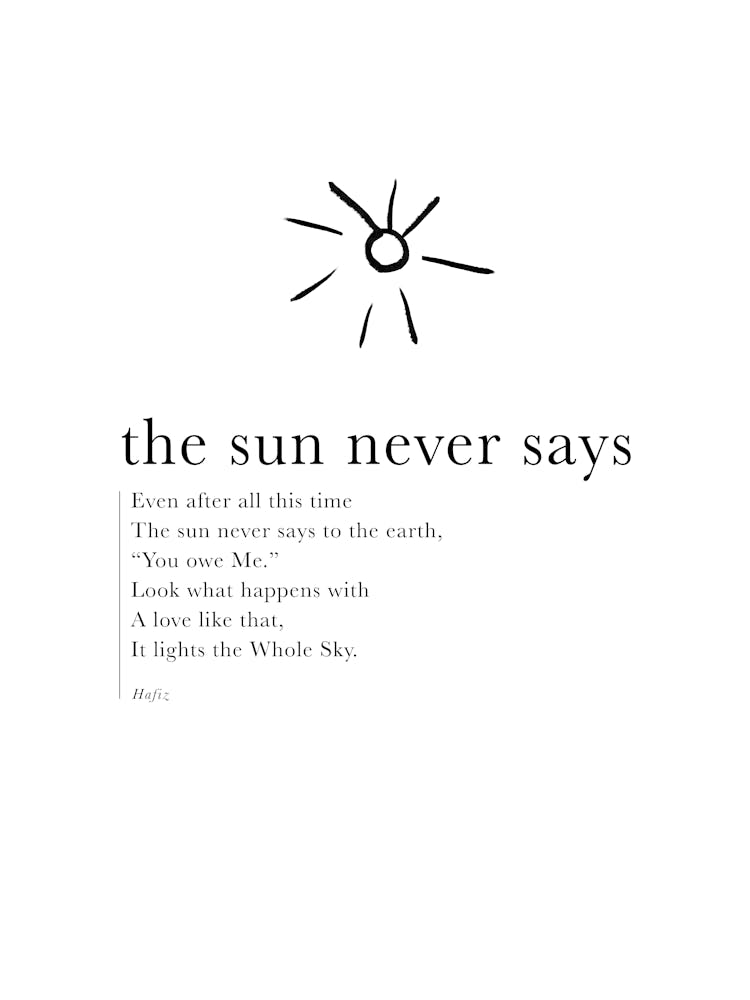 Hafiz Sun Quote