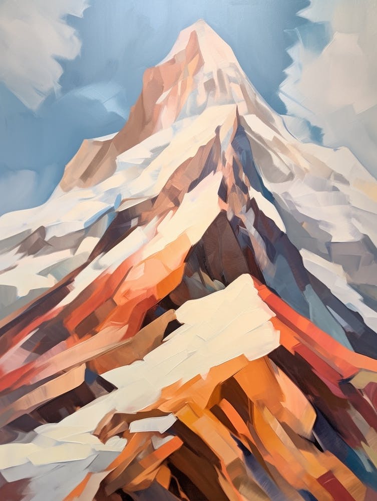 Mount Olympus Greece 4 Mountain Painting