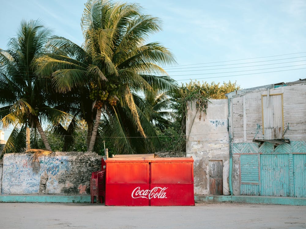Cola Soda Stand In Mexico Rio Lagartos