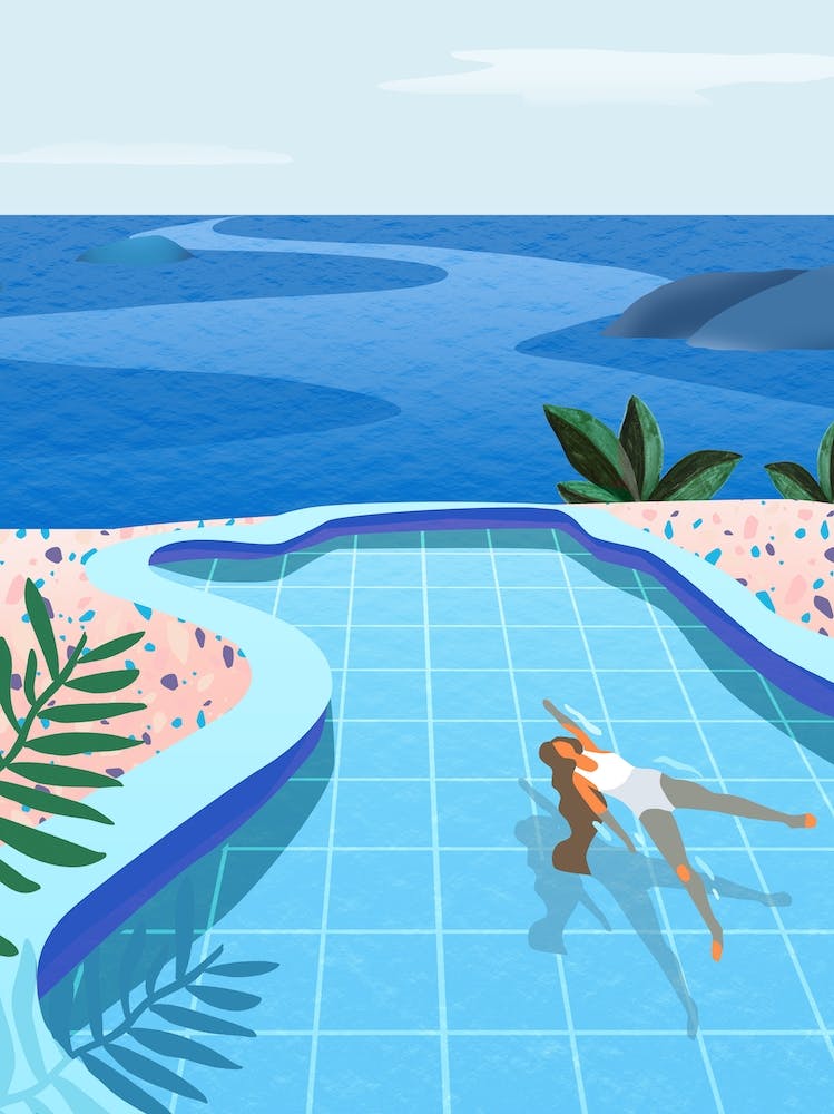 Girl in Pool